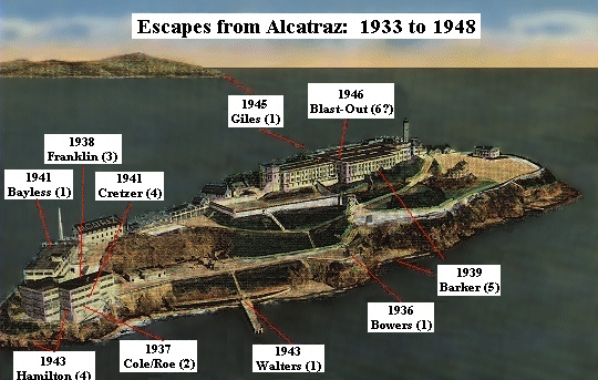 Alcatraz Map